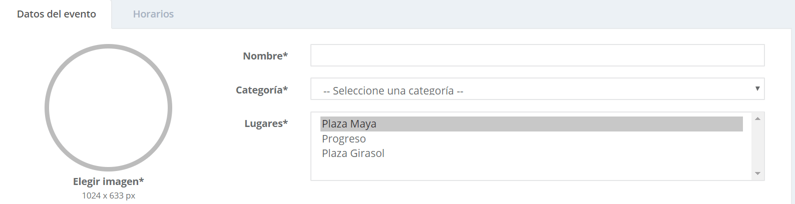 Cómo publicar un evento en mi app